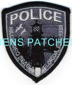 FLORIDA,HILLSBORO BEACH POLICE HAT PATCH SUBDUED 1_wm